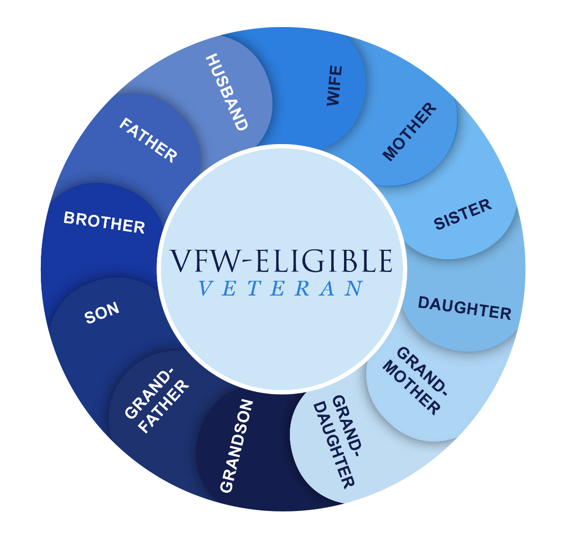 VFW Aux Eligibility Wheel